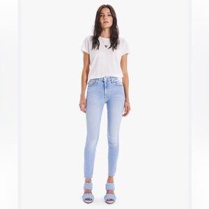 MOTHER The looker ankle fray in limited edition